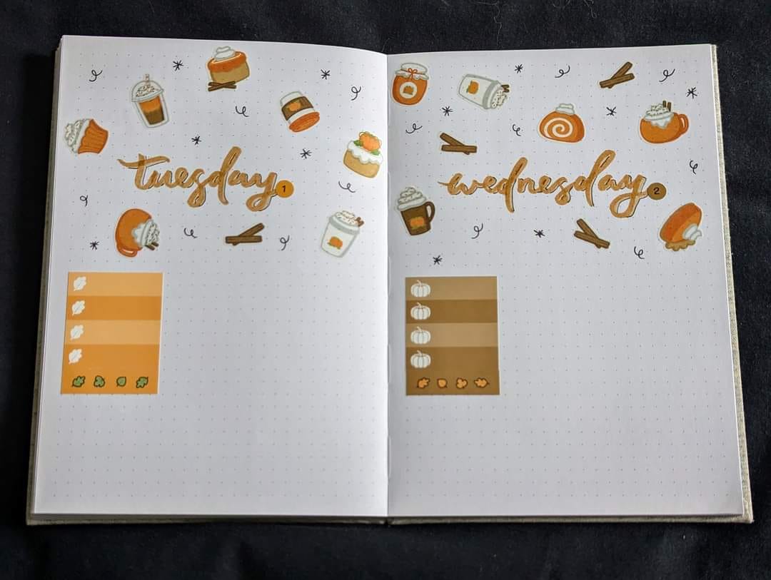 Customer photo review of Pumpkin Spice Variety Sticker Pack