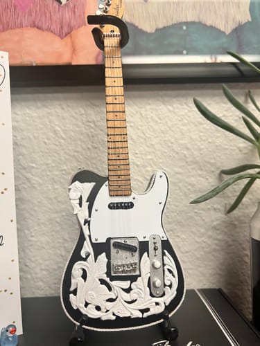 Customer photo review of Waylon Jennings Replica Mini Fender™  Telecaster Guitar