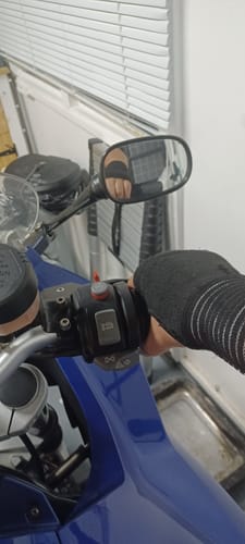 Customer photo review of Motorcycle Wrist Support - Ride Without Wrist Pain