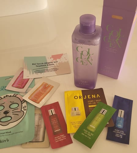 Customer photo review of Orjena Collagen Firming Micellar Cleansing Water 300ml