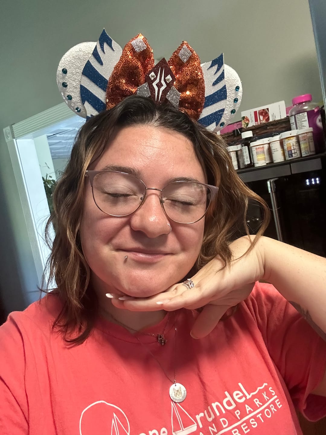 Customer photo review of Ahsoka Tano Mickey Ears