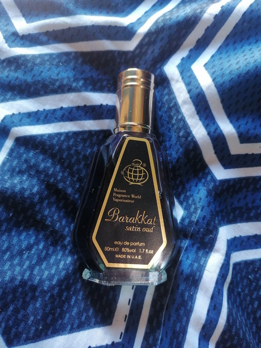Customer photo review of Barakkat satin Oud 50ml