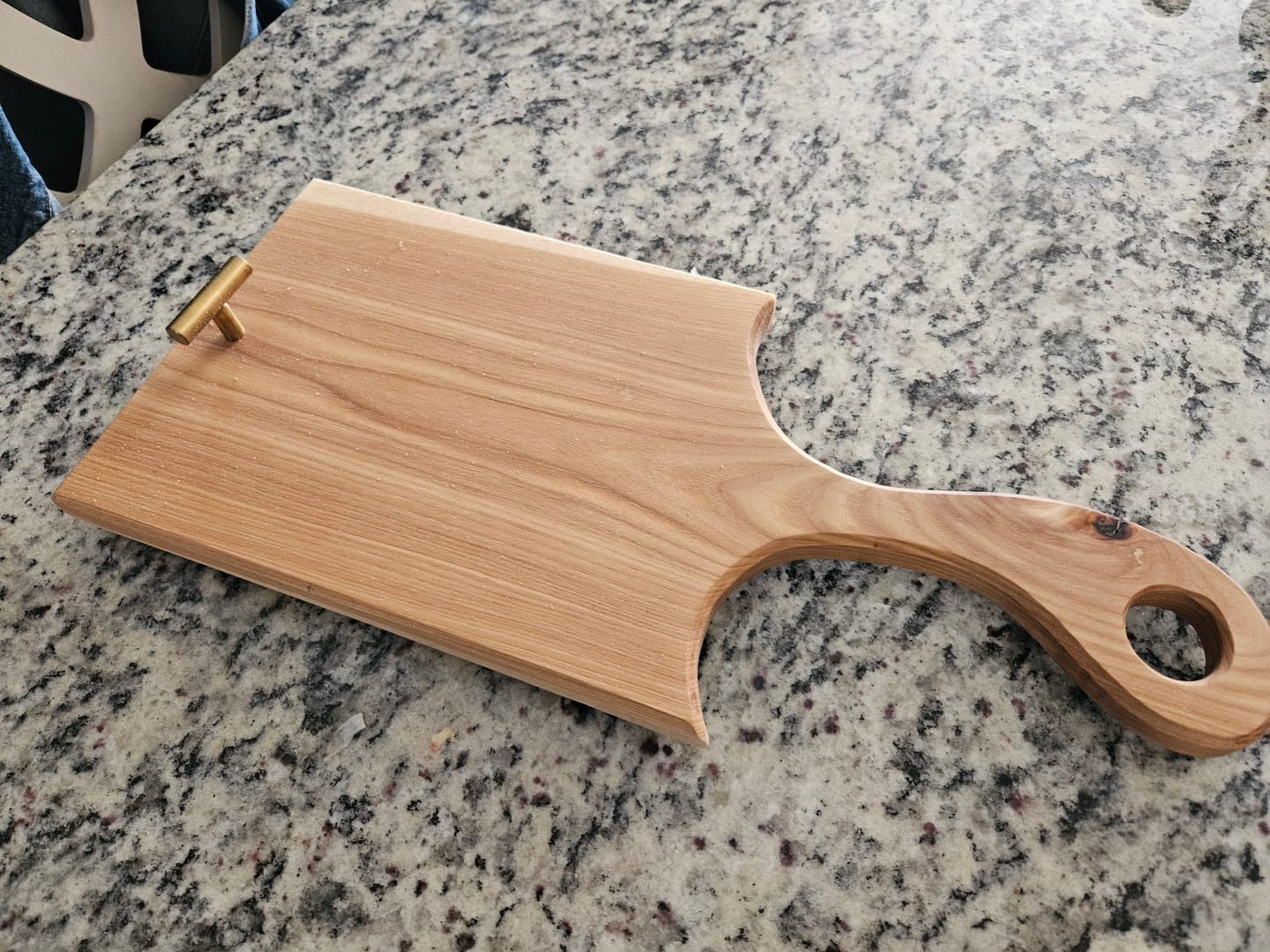 Customer photo review of Free Flow Handle Acrylic Router Template