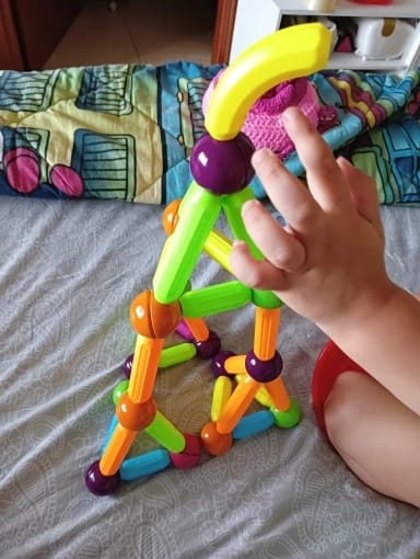 Customer photo review of ערכת מגנטים קינטית להתפתחות ויצירה