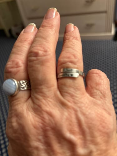 Customer photo review of Just Breathe Ring