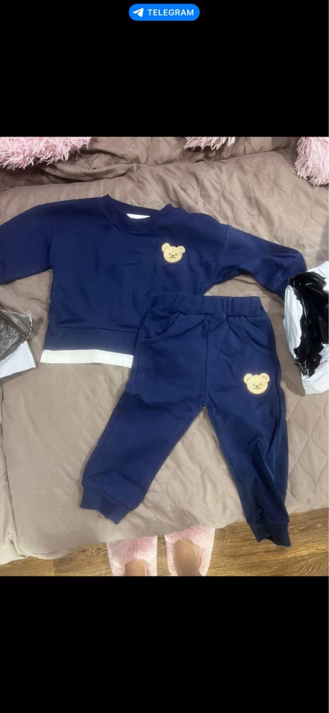 Customer photo review of Teddy Bear Jogger Set