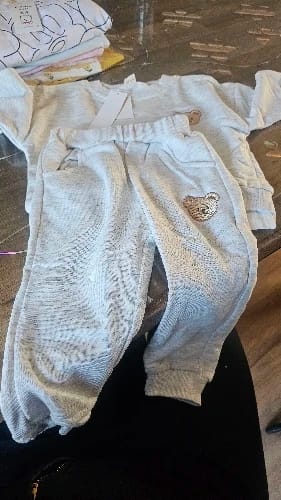 Customer photo review of Teddy Bear Jogger Set