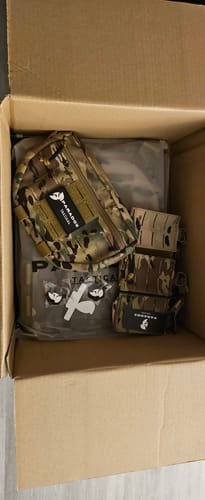 Customer photo review of Drop Down Pouch Lasercut