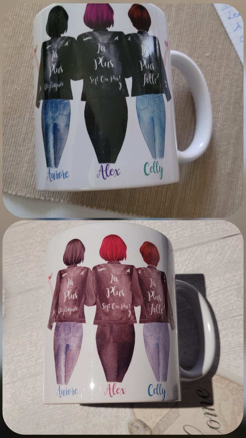 Customer photo review of 3 Meilleures amies | Mug Personnalisé