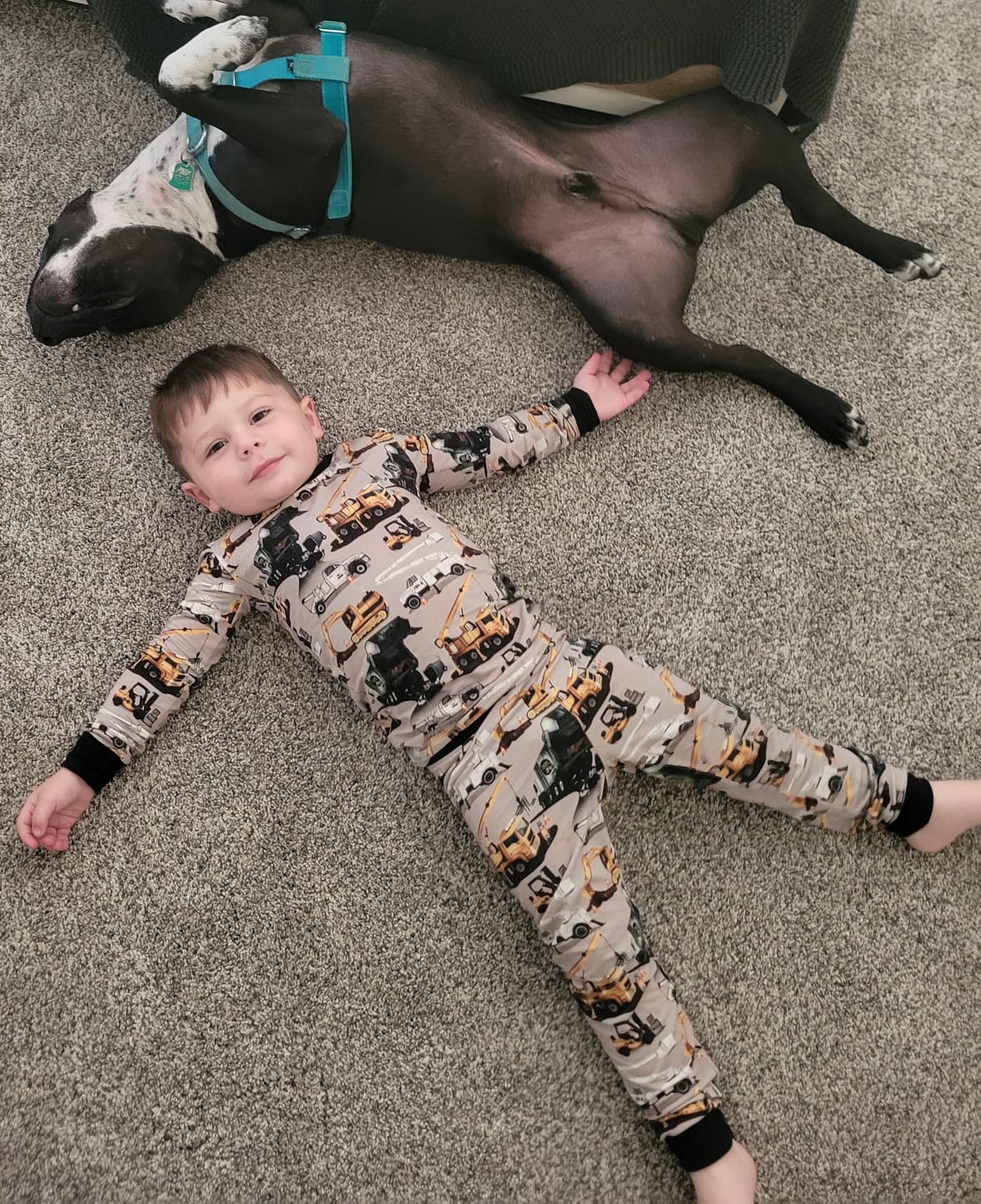 Customer photo review of Work Hard, Play Hard 2 Piece Pajama Set: Core Collection