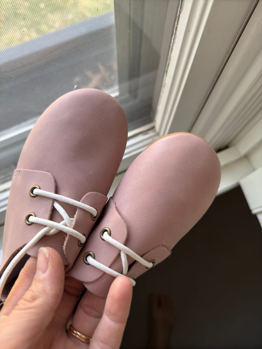 Customer photo review of Blush - Low Top Oxfords - Hard Sole