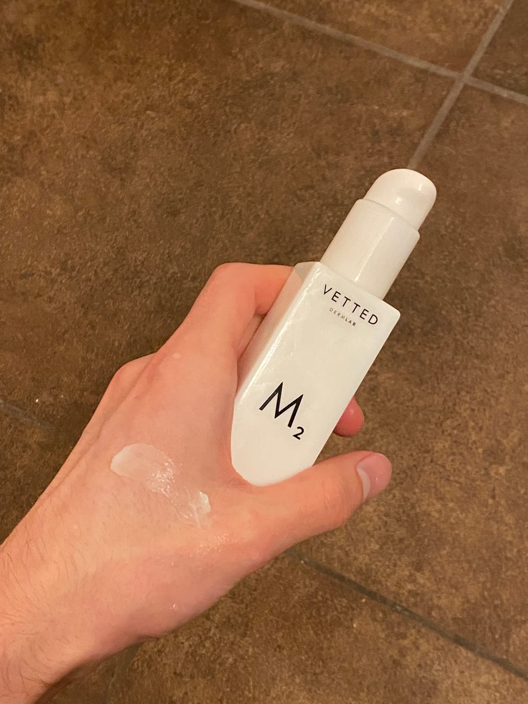 Customer photo review of M₂ Rich Moisturizer