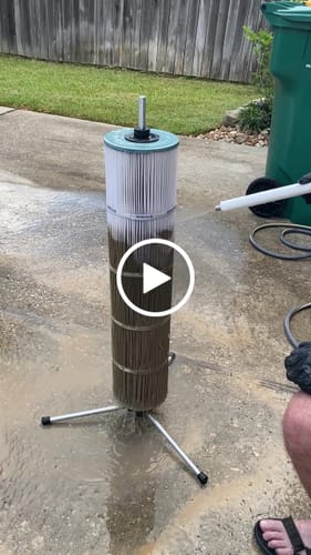 Customer video review of Cyclone Pool Filter Cleaning System