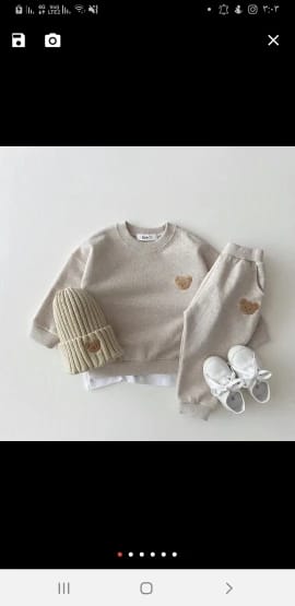 Customer photo review of Teddy Bear Jogger Set