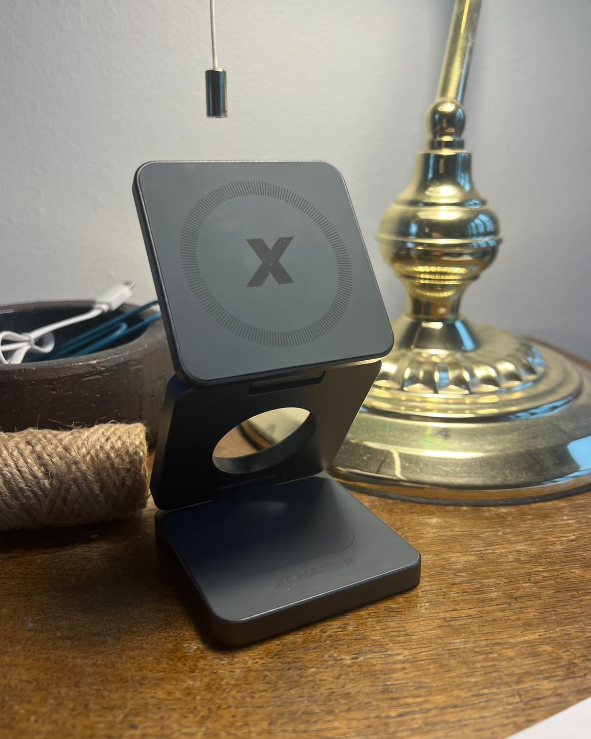 Customer photo review of XCHARGE T15™ - Foldbar 3-i-1 Trådløs Oplader