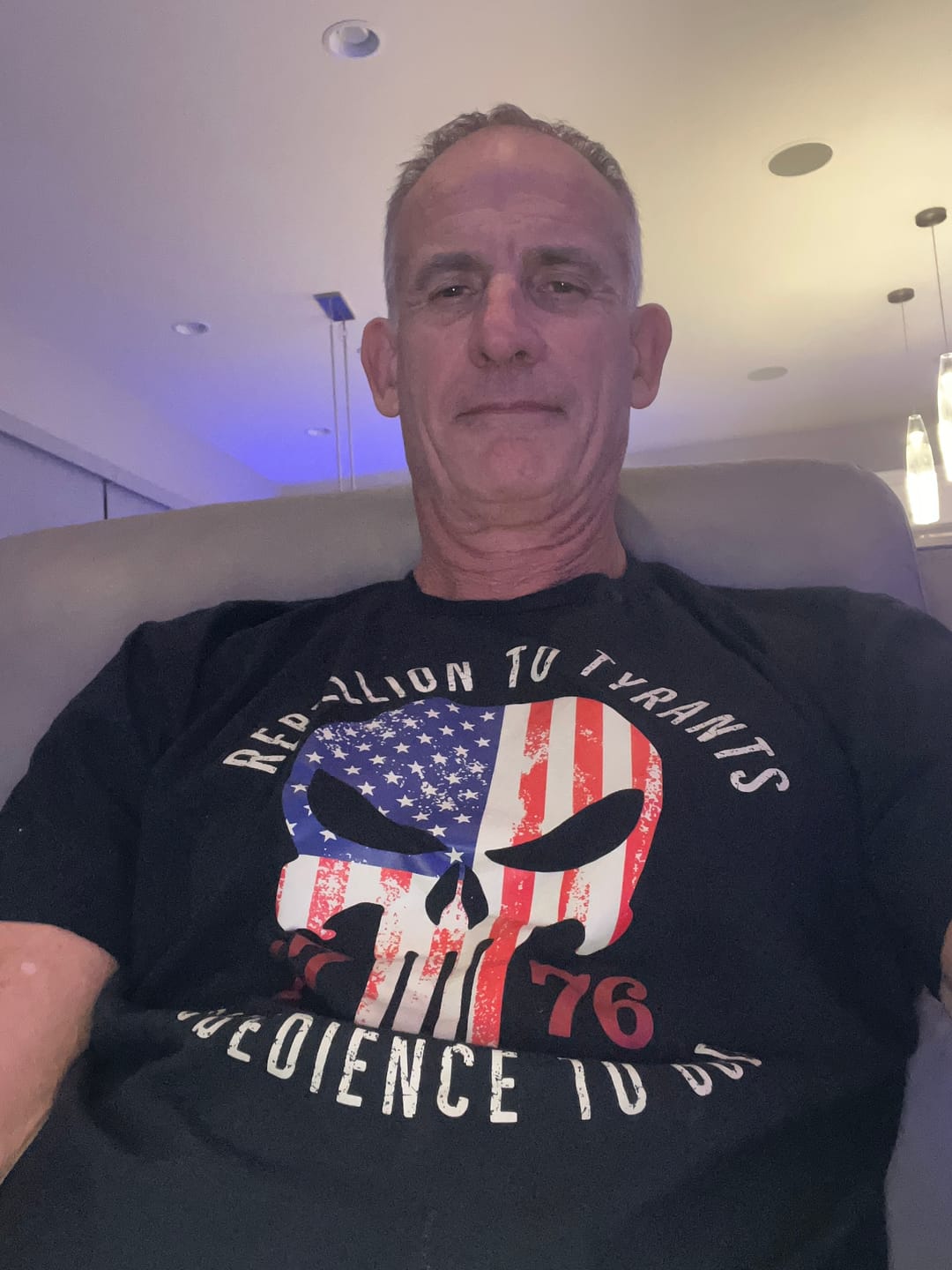 Customer photo review of Rebellion To Tyrants T-Shirt