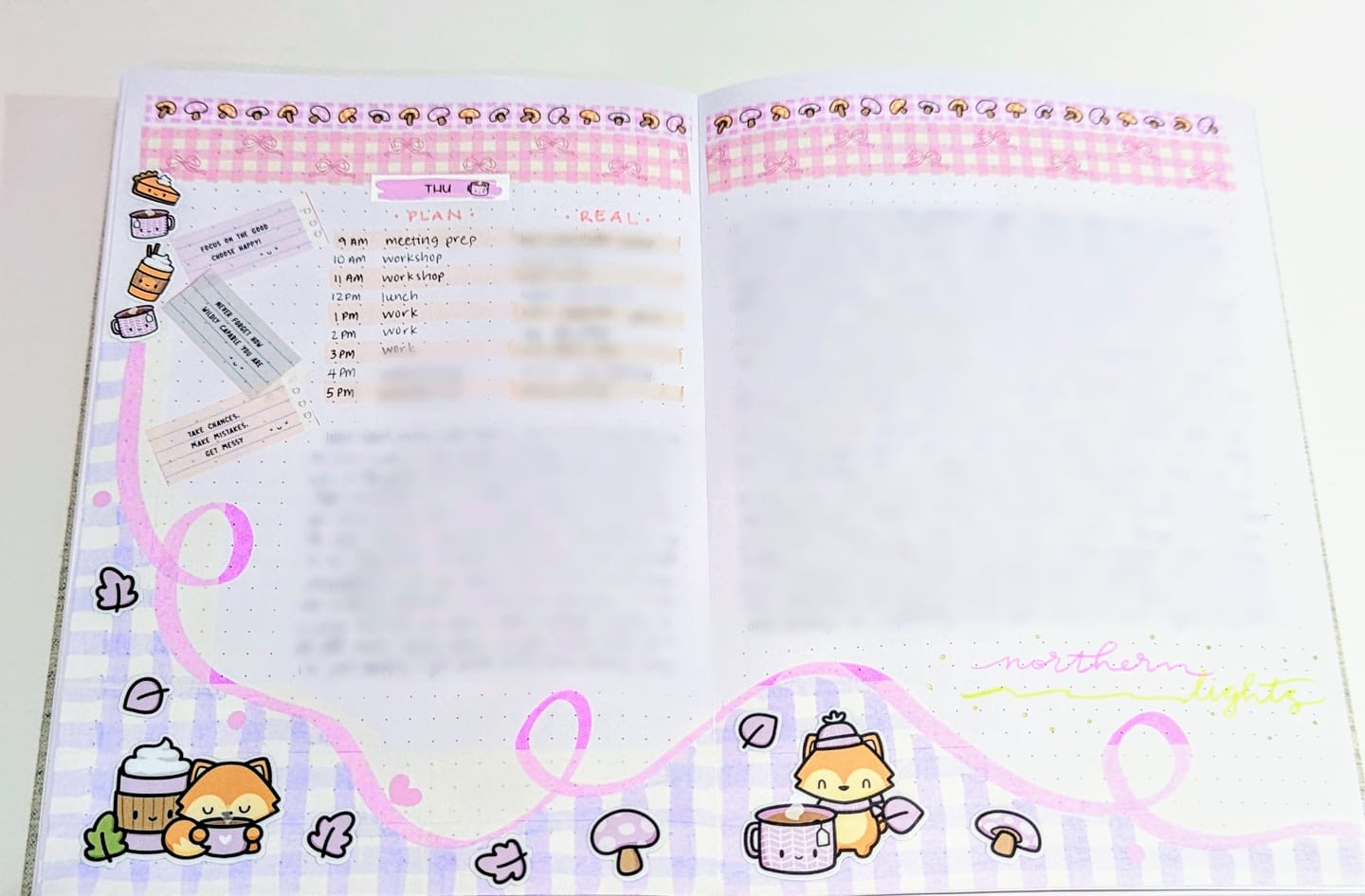 Customer photo review of Autumn Foxes Sticker Set
