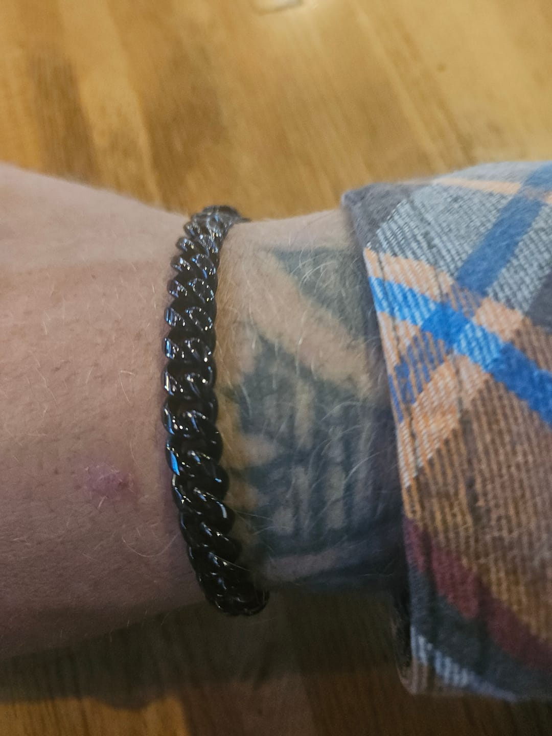 Customer photo review of (Almost Sold Out) Promise Classic 5mm Cuban Bracelet