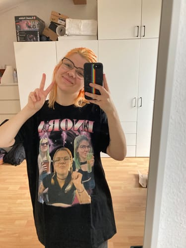Customer photo review of 90er Vintage Bootleg - Individuelles T-Shirt