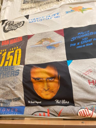 Customer photo review of Classic T-Shirt Blanket