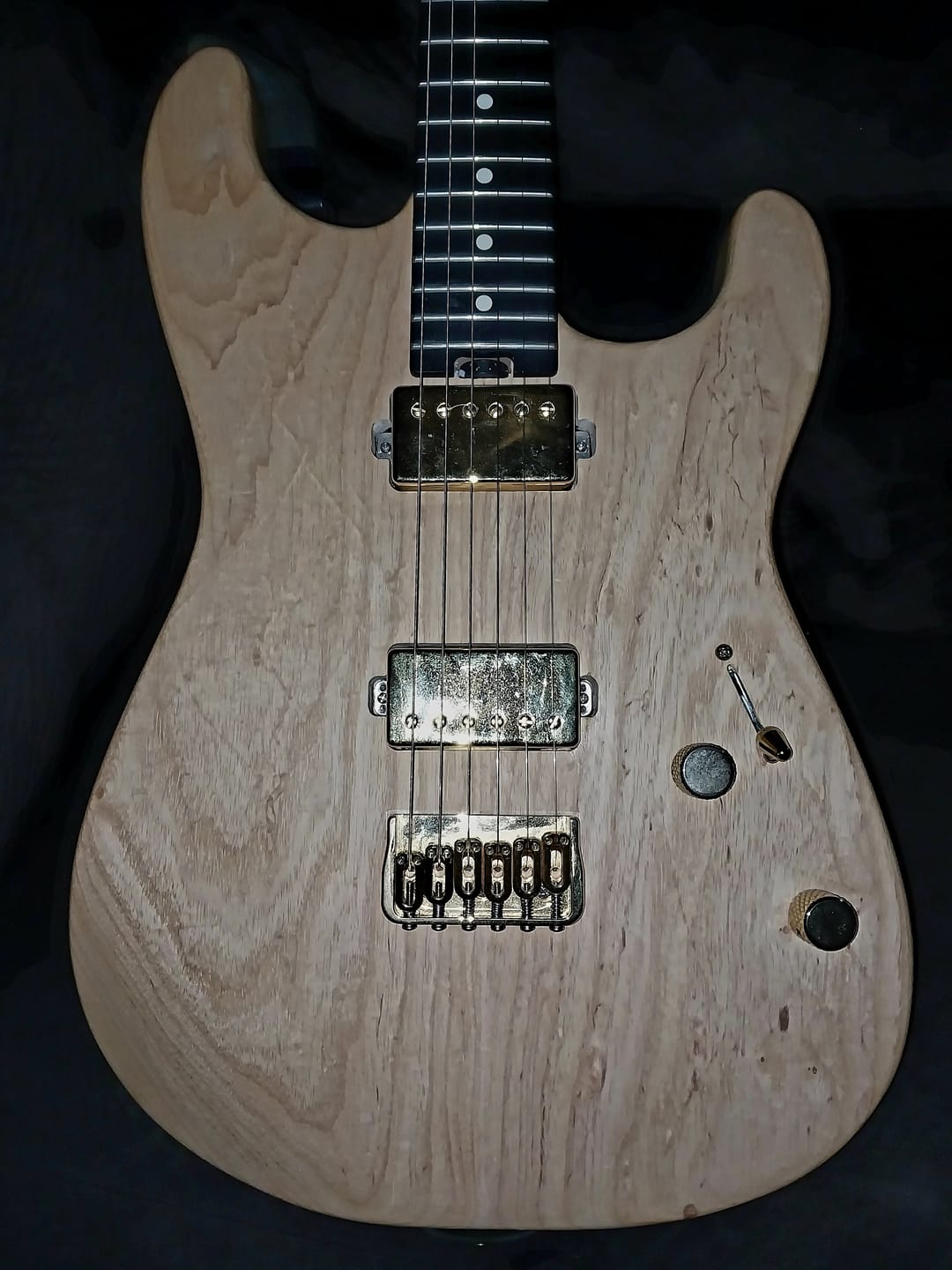 Customer photo review of 6 String Fixed Guitar Bridge