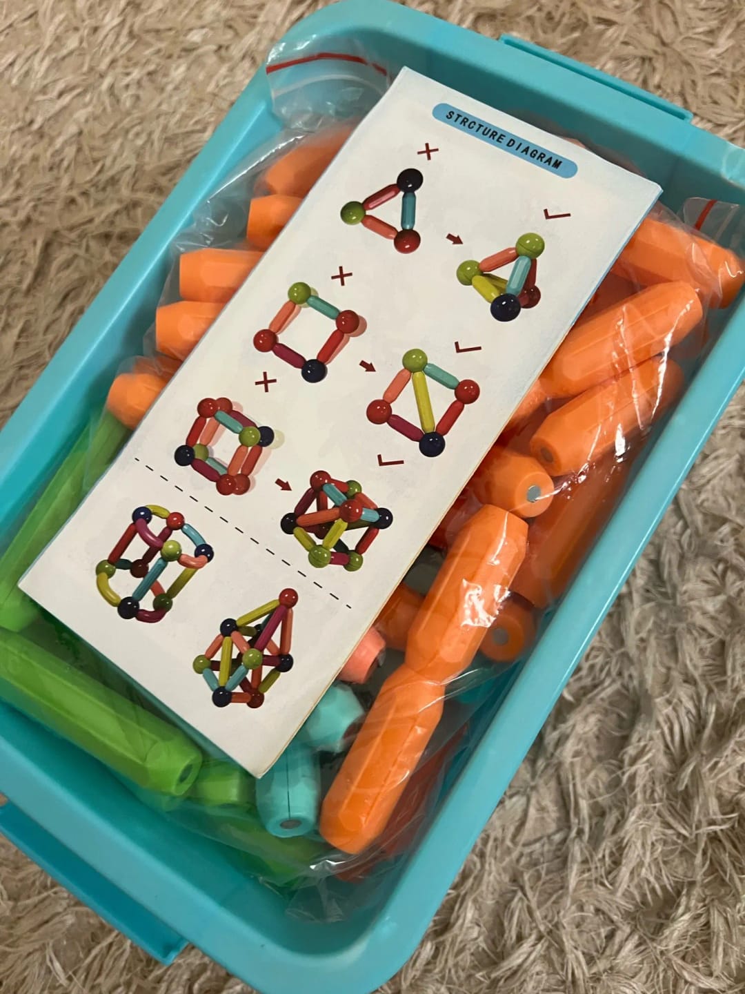 Customer photo review of ערכת מגנטים קינטית להתפתחות ויצירה