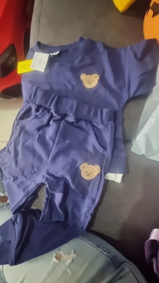 Customer photo review of Teddy Bear Jogger Set