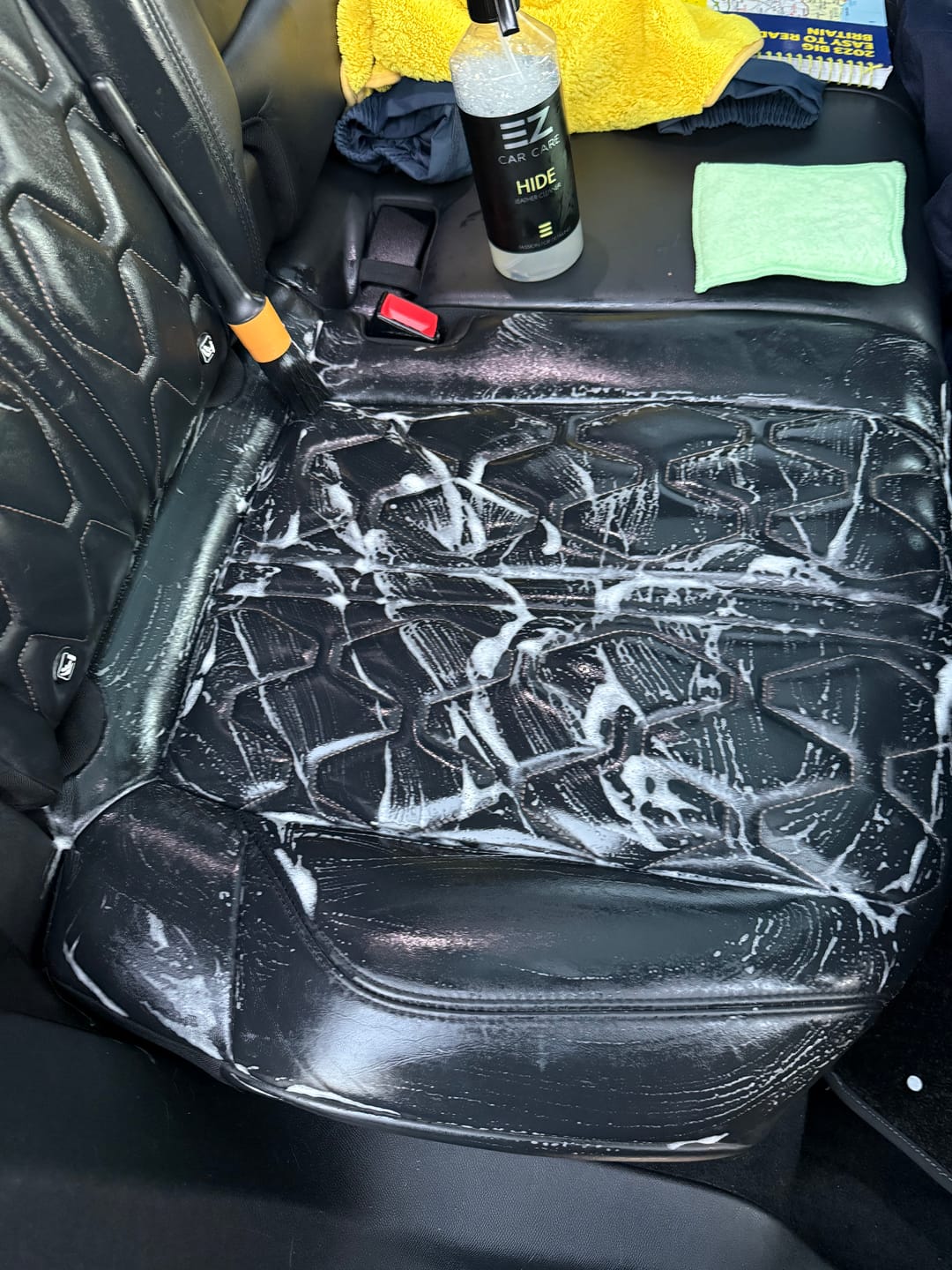 Customer photo review of Hide - Leather Cleaner
