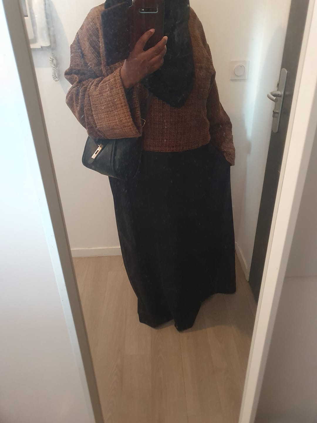 Customer photo review of Robe et pull court 2 pièces
