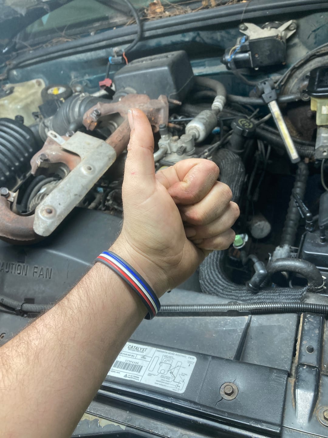 Customer photo review of American AF Wristband