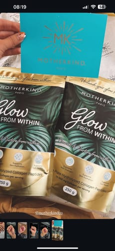 Customer photo review of Glow from Within Collagen Starter Kit