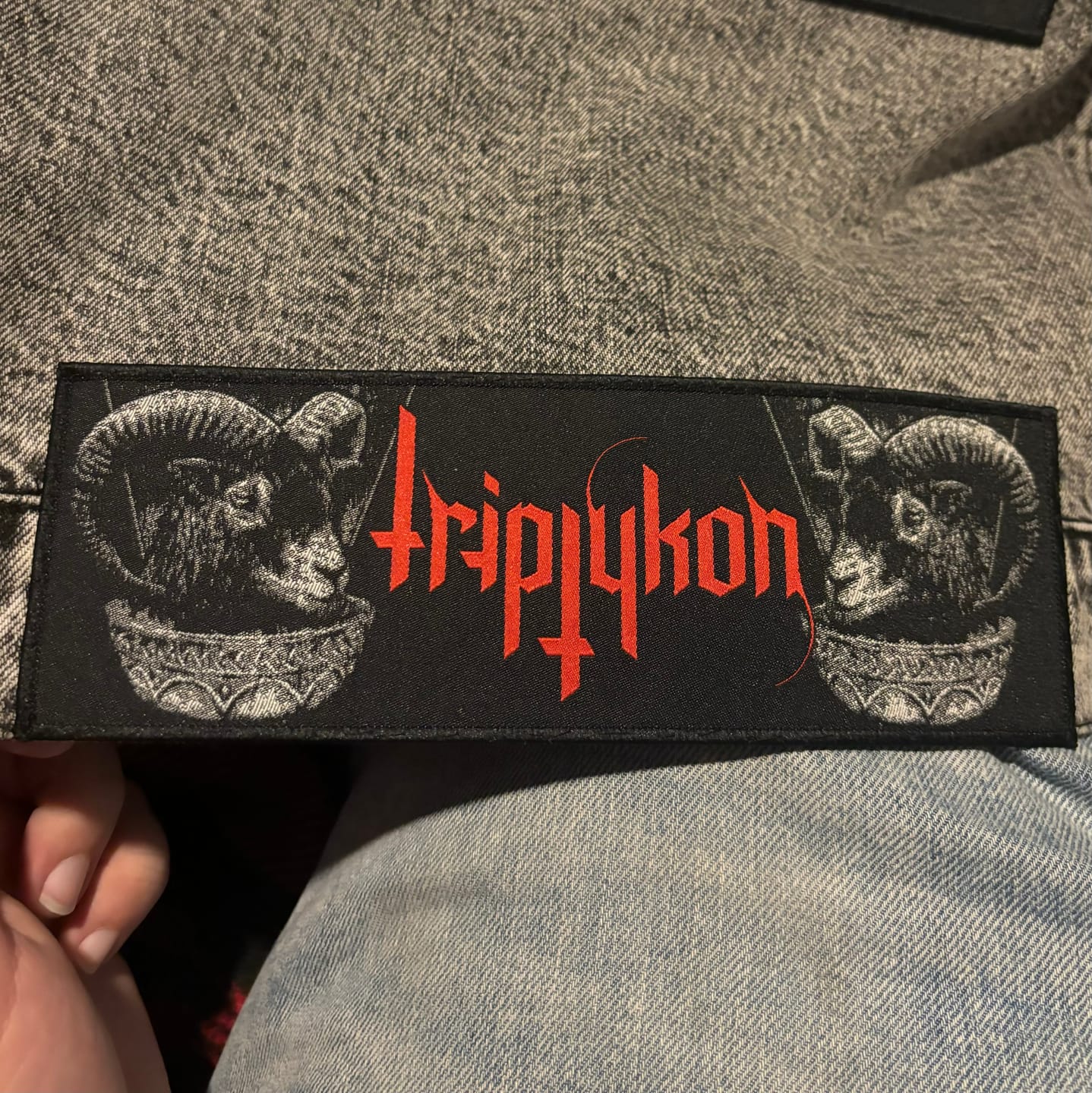 Customer photo review of Triptykon - Abyss Within My Soul - Strip Patch