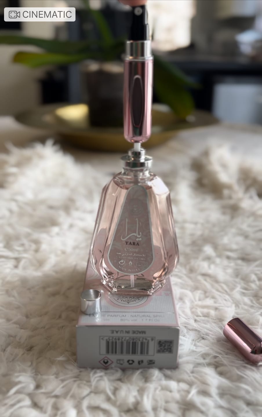 Customer photo review of Refillable Mini Perfume Spray Bottle - 5ml capacity