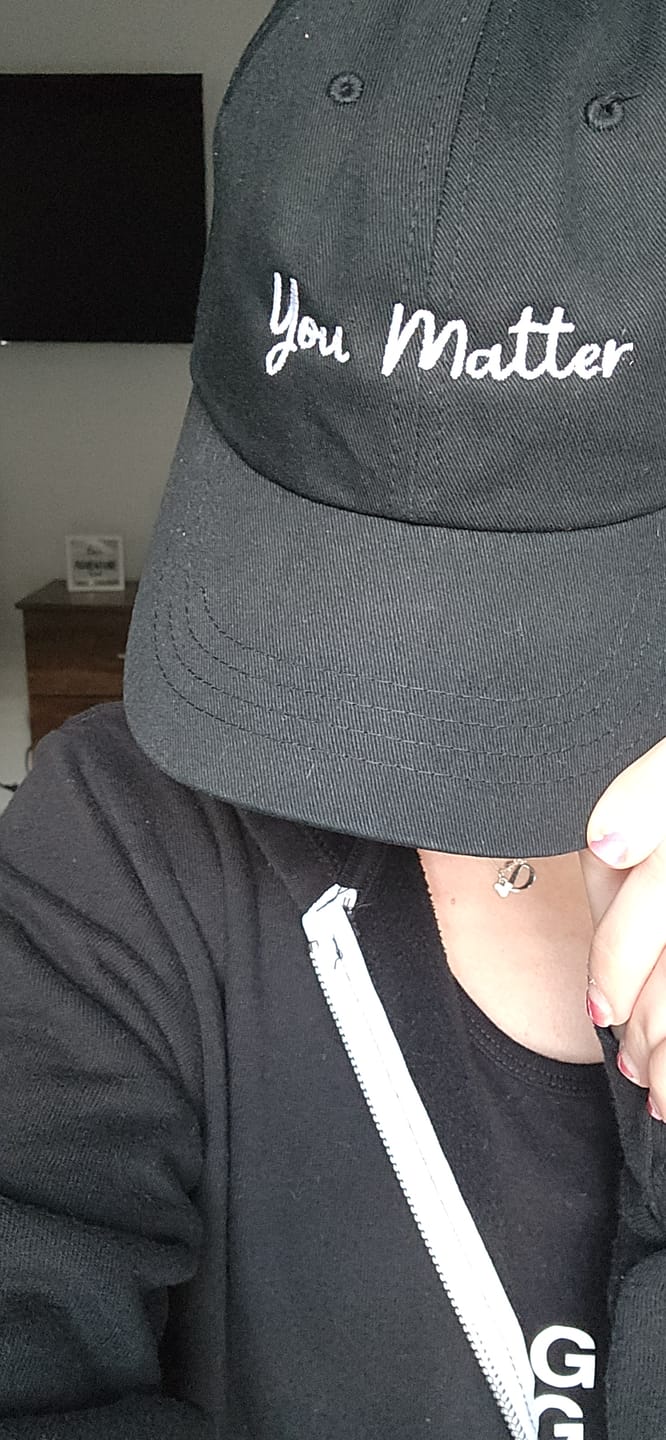 Customer photo review of You Matter Hat