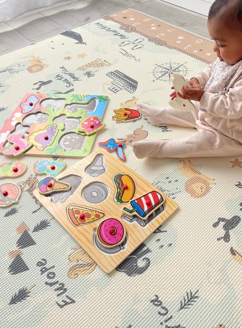 Customer photo review of ABC Africa/ World Map Play Mat