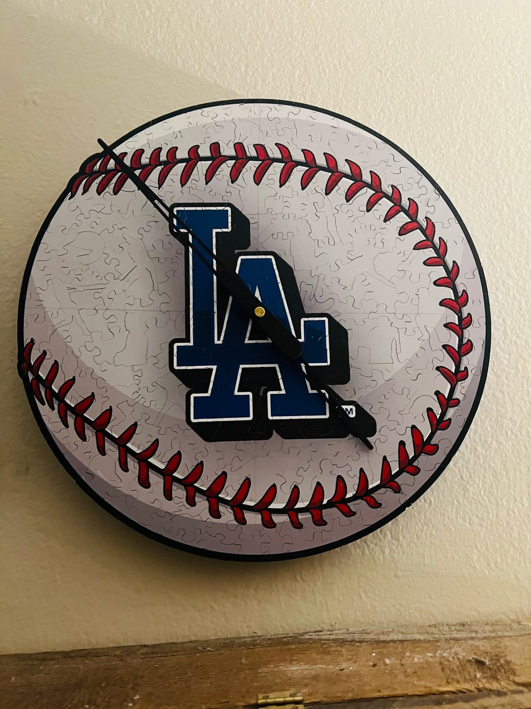 Customer photo review of Los Angeles Dodgers™ - Wooden Puzzle