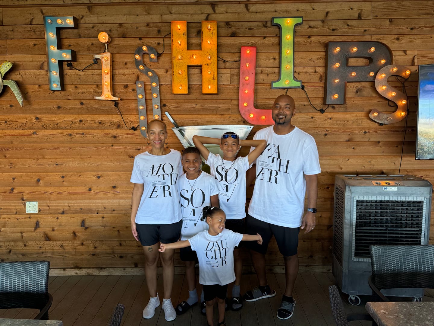 Customer photo review of Father Logo Remix T-shirt