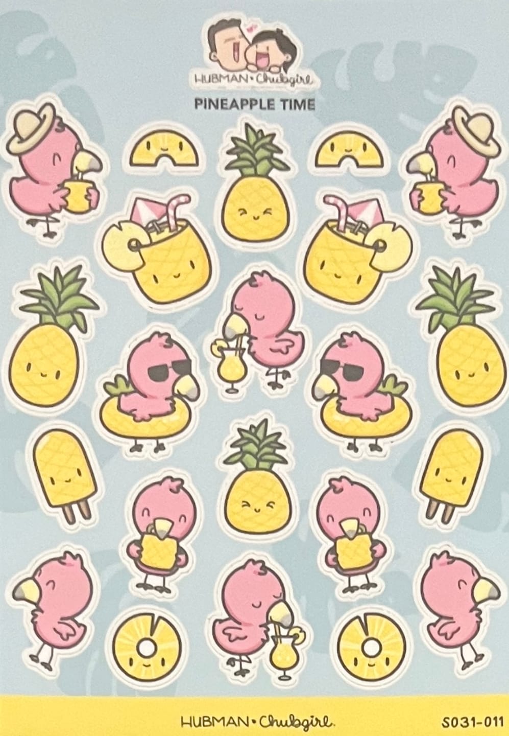 Customer photo review of Sticker Sheet - Pineapple Time