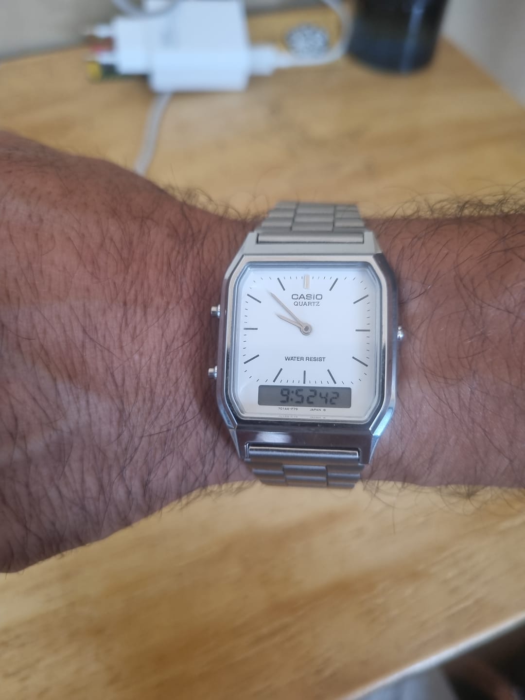 Customer photo review of Reloj Casio Vintage AQ-230A-7DMQ Análogo Digital Plateado