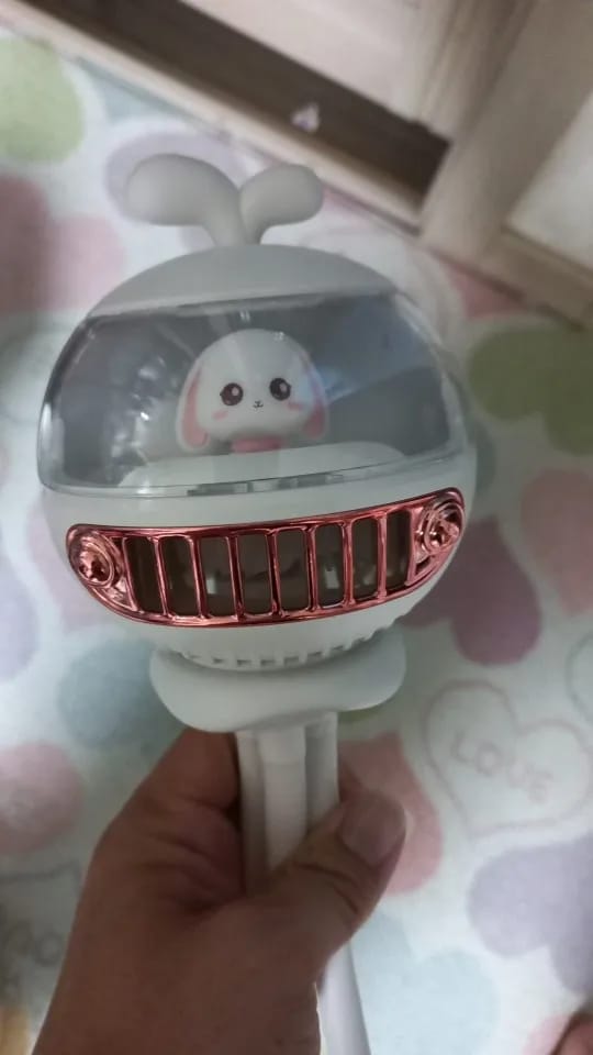 Customer photo review of Bunny Stroller Fan with Mosquito Repellent