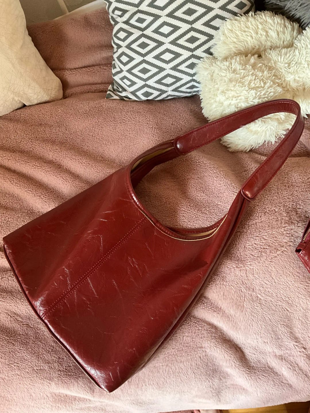 Customer photo review of MARION - Grand Sac à Main Fourre-Tout en Cuir Chic