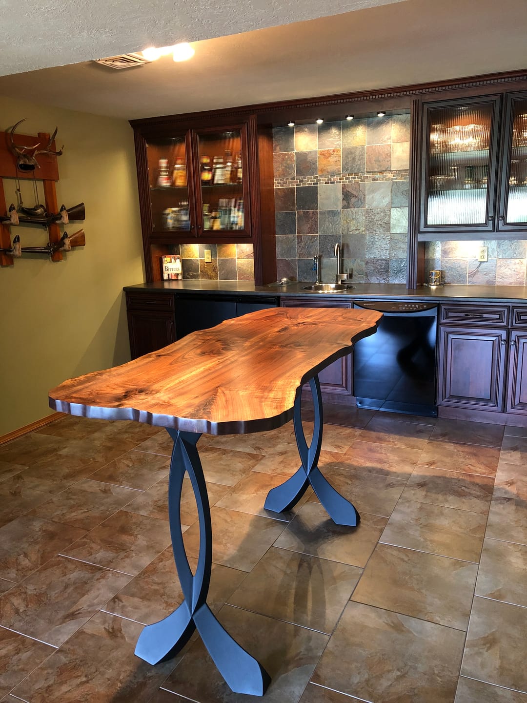 Customer photo review of Bar Table Legs 607 Curva Modern DIY Furniture