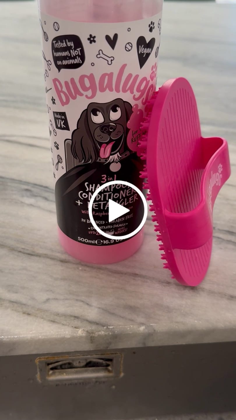Customer video review of 3 in 1 Raspberry & Lemon Dog Shampoo, Conditioner & Detangler