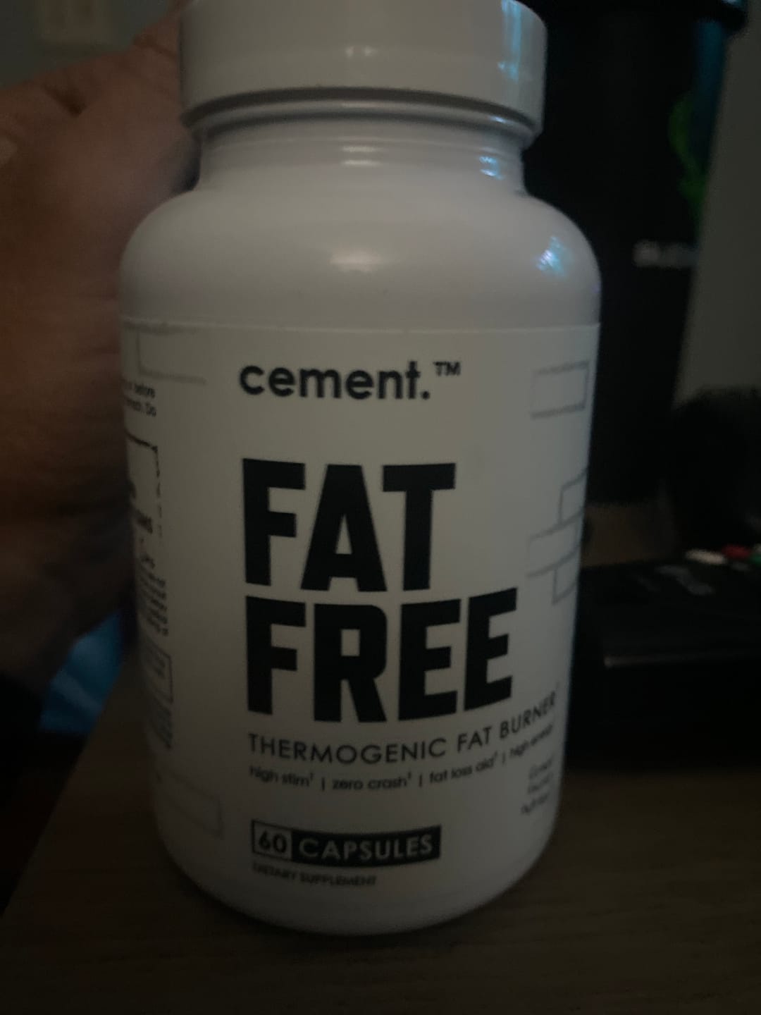 Customer photo review of Cement Factory FAT FREE Thermogenic Fat Burner
