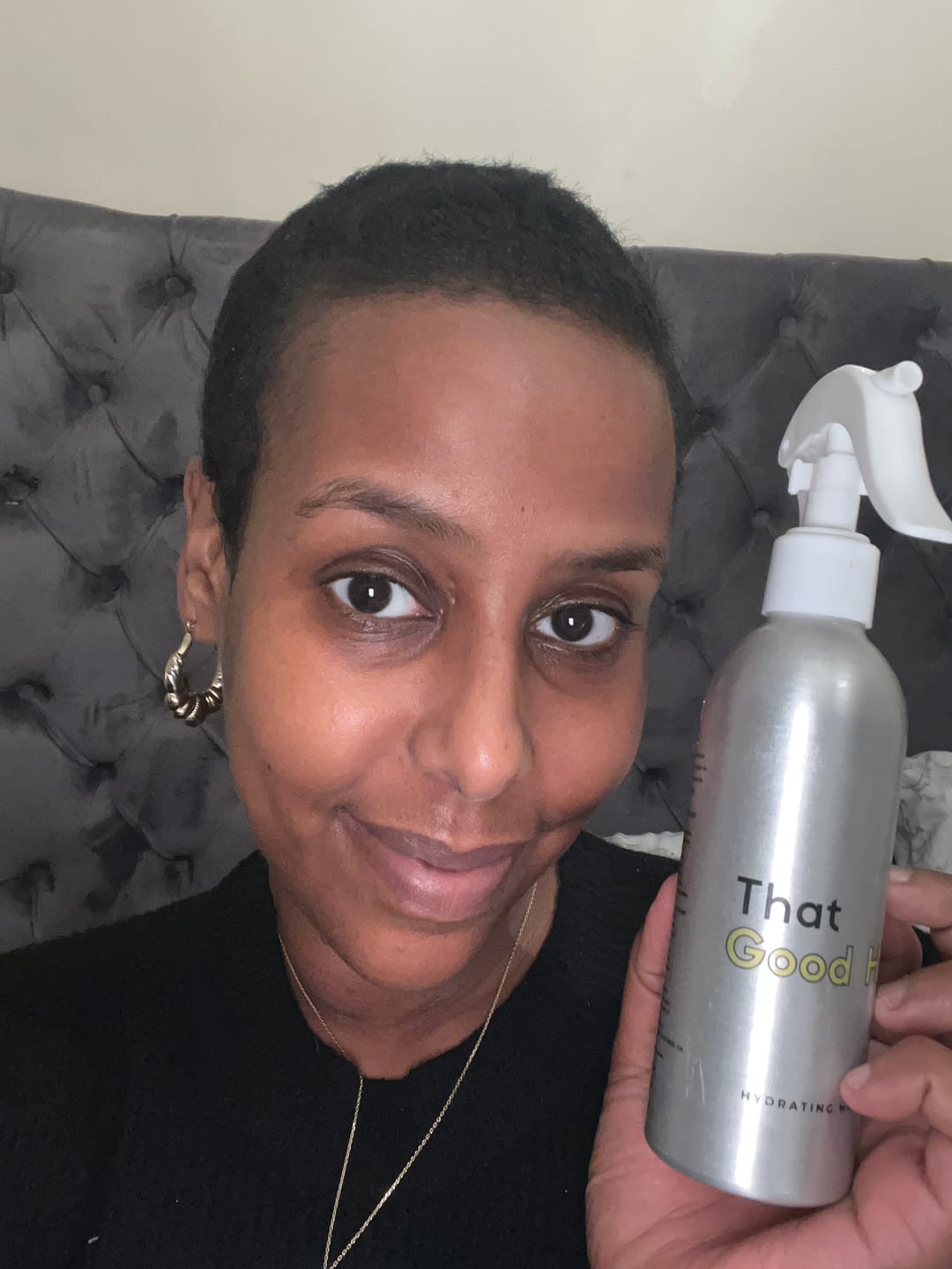 Customer photo review of Hydrating Hair Mist