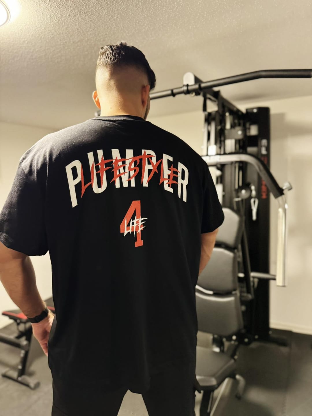 Customer photo review of PUMPER 4LIFE Oversized Shirt (Backprint)