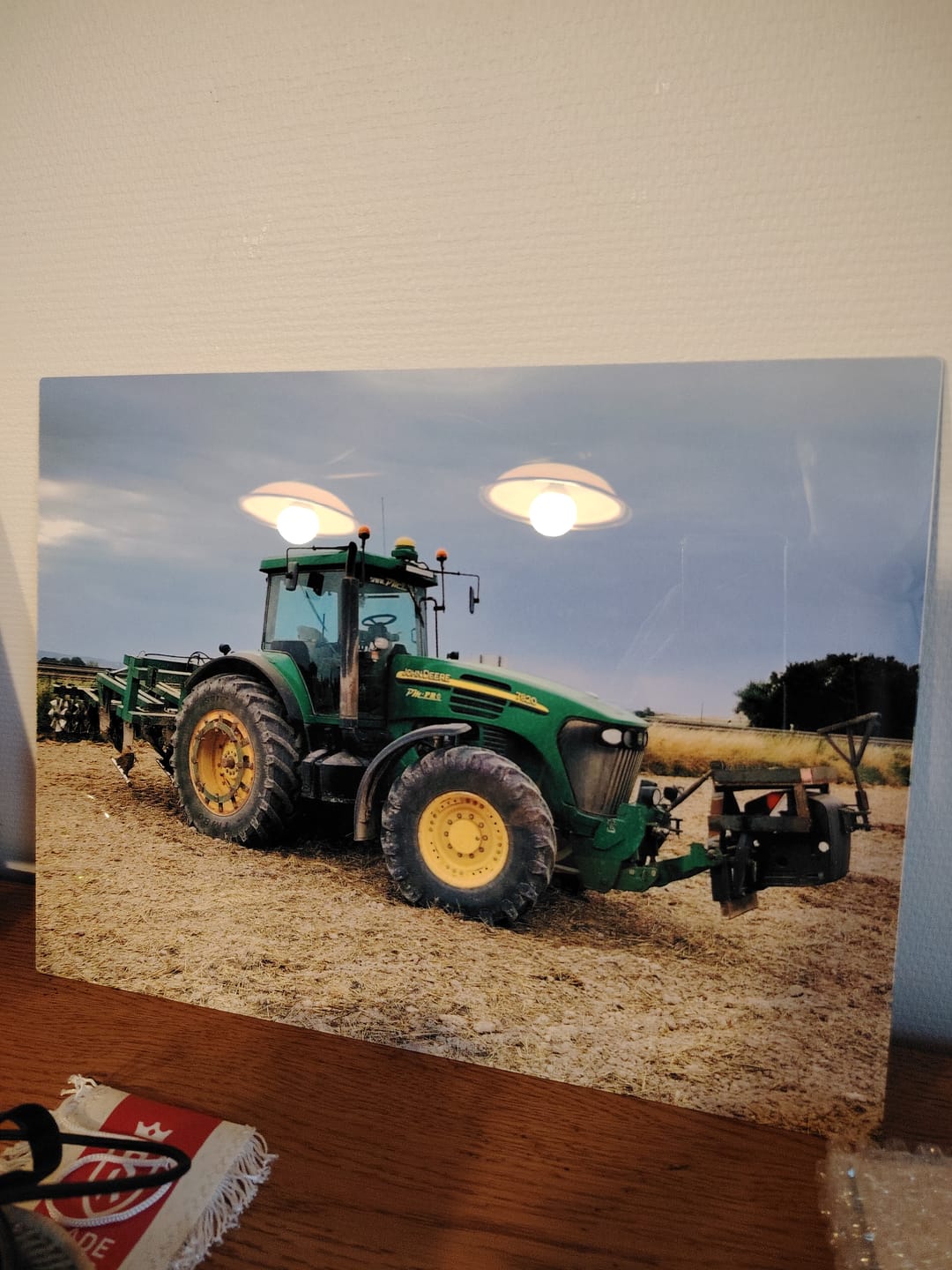 Customer photo review of Poster métallique personnalisable