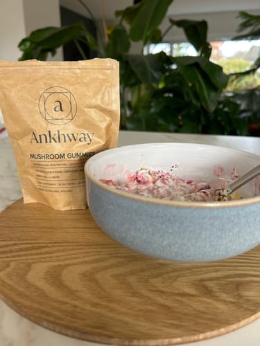 Customer photo review of Mushroom Gummies