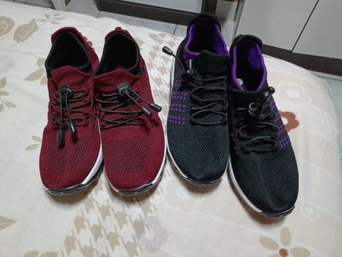 Customer photo review of Ortho Stretch Cushion Shoes - Red