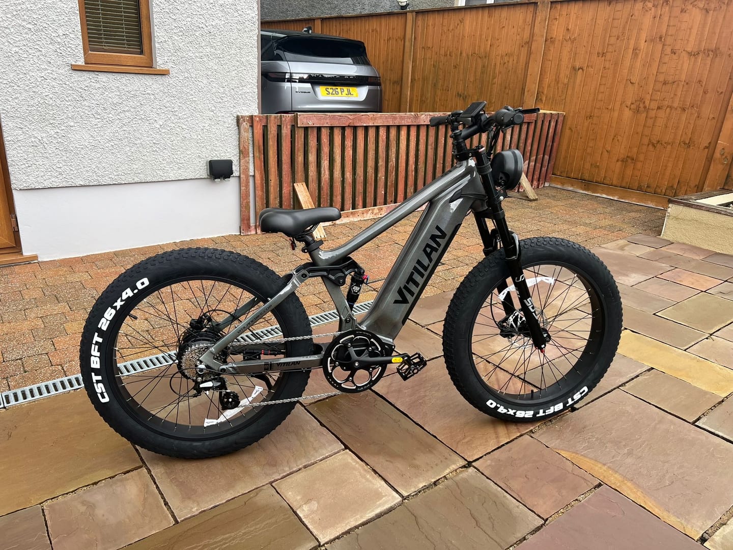 Customer photo review of T7 Full Suspension Mountain E-bike